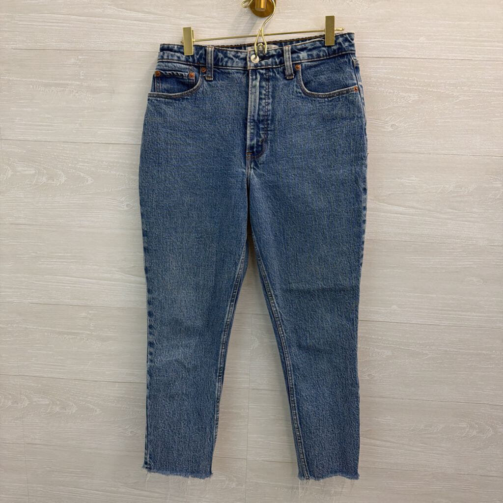 Abercrombie and Fitch Medium Wash The Skinny Hight Rise Jeans 6 Short