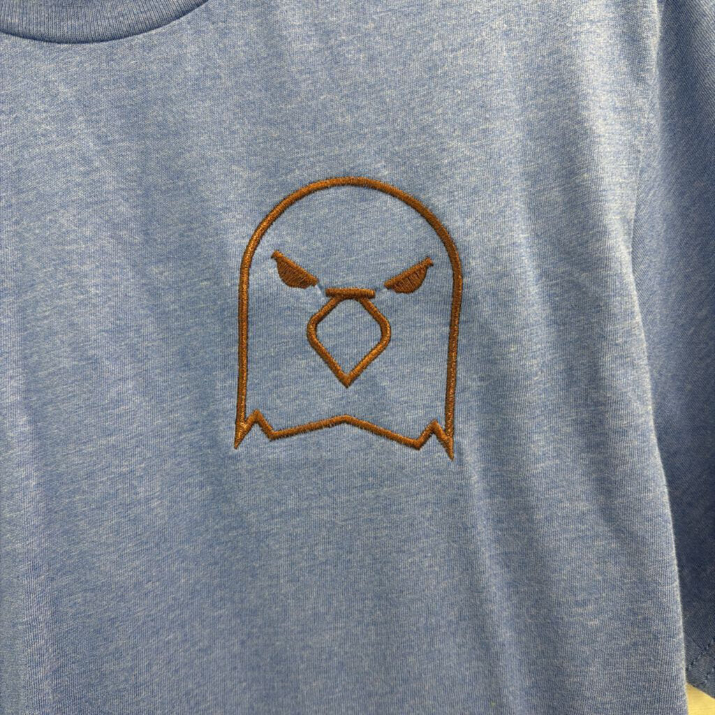 Blue Embroidered Ravenclaw Short Sleeve Graphic Tee Large