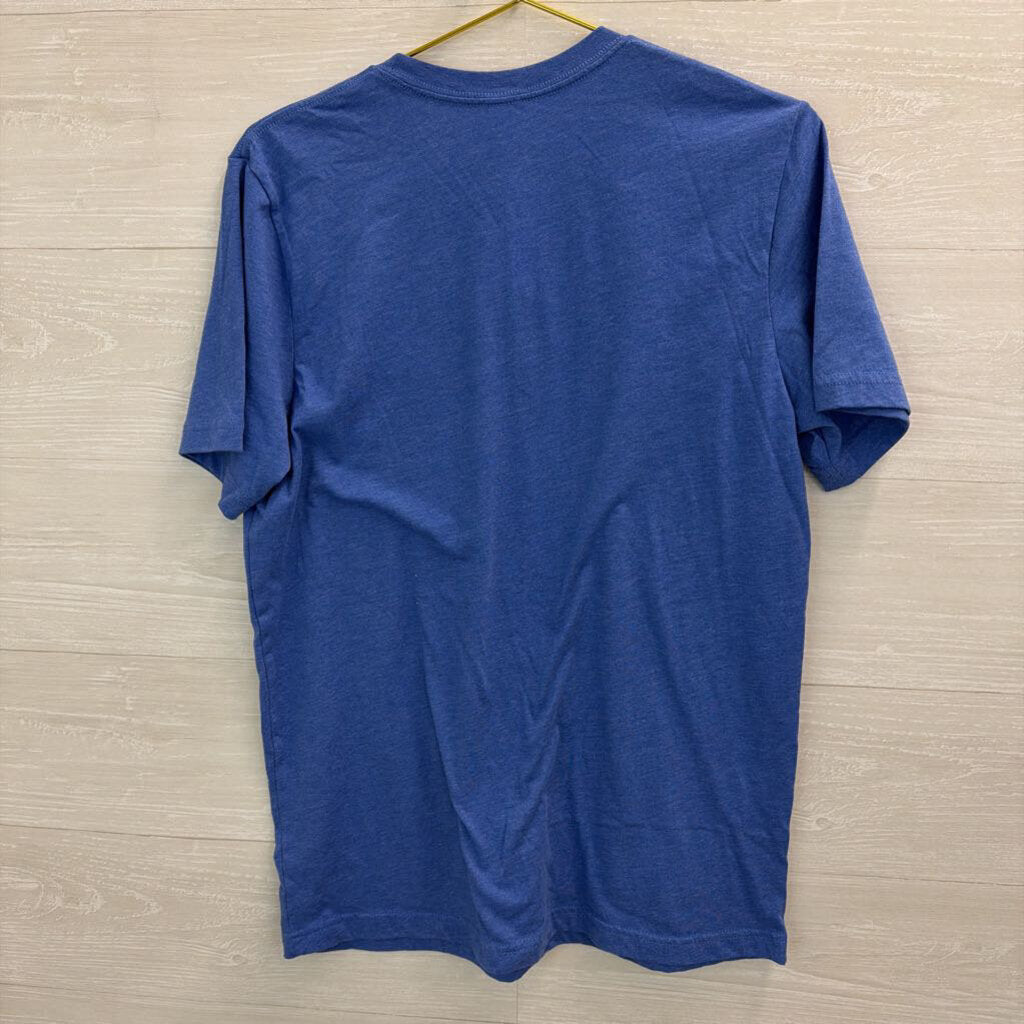 Blue Embroidered Ravenclaw Short Sleeve Graphic Tee Large