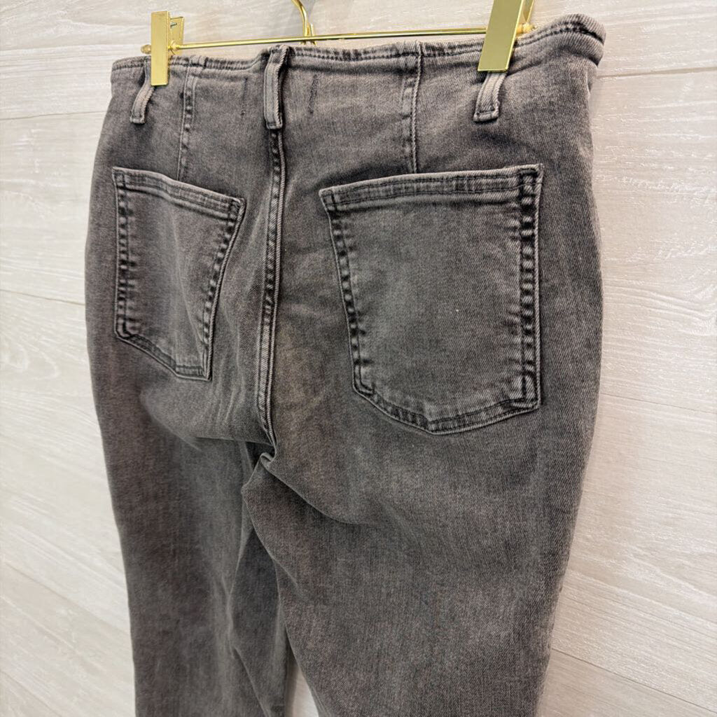 We The Free Black Denim Flare Leg Jeans 29