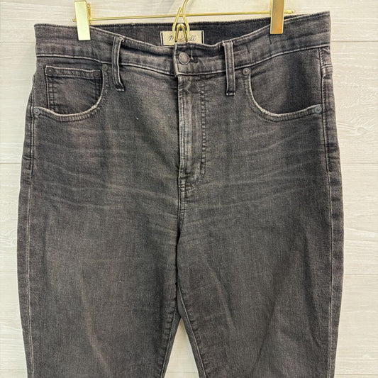 Madewell Black Denim The Perfect Vintage Crop Jeans 29 Petite