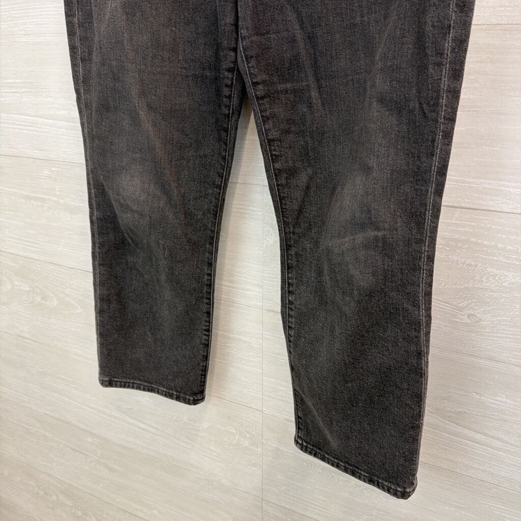 Madewell Black Denim The Perfect Vintage Crop Jeans 29 Petite