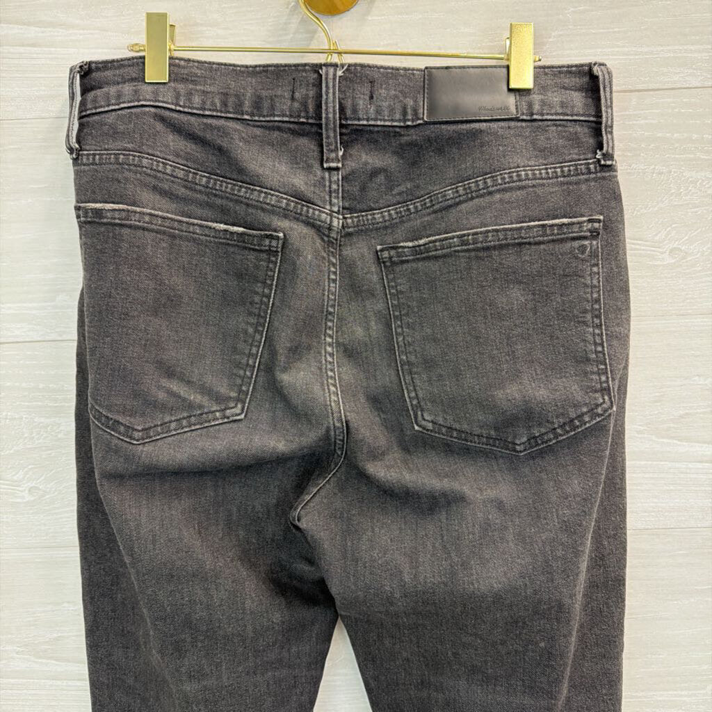 Madewell Black Denim The Perfect Vintage Crop Jeans 29 Petite