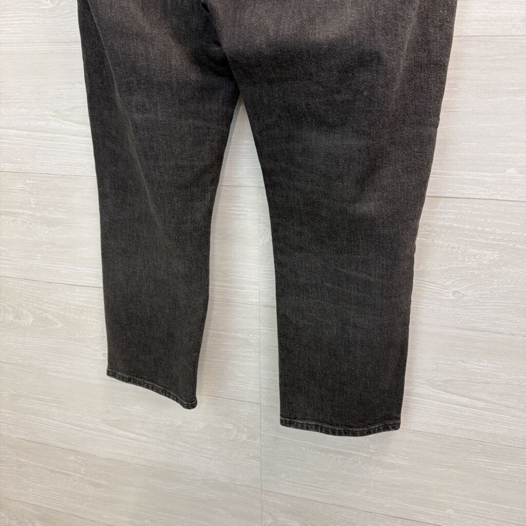 Madewell Black Denim The Perfect Vintage Crop Jeans 29 Petite