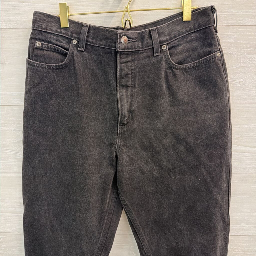 Lands End Black Vintage Mom Jeans 12P