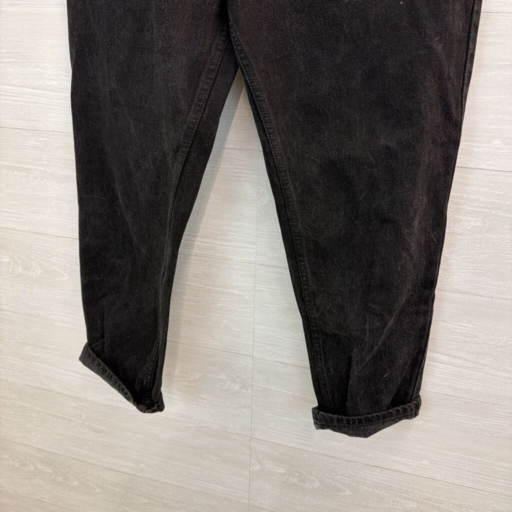 Lands End Black Vintage Mom Jeans 12P