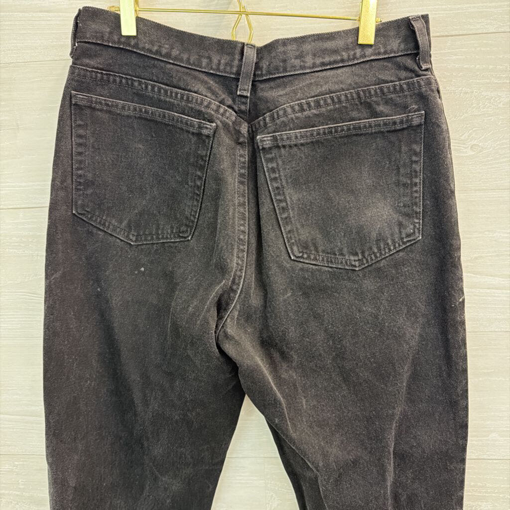 Lands End Black Vintage Mom Jeans 12P