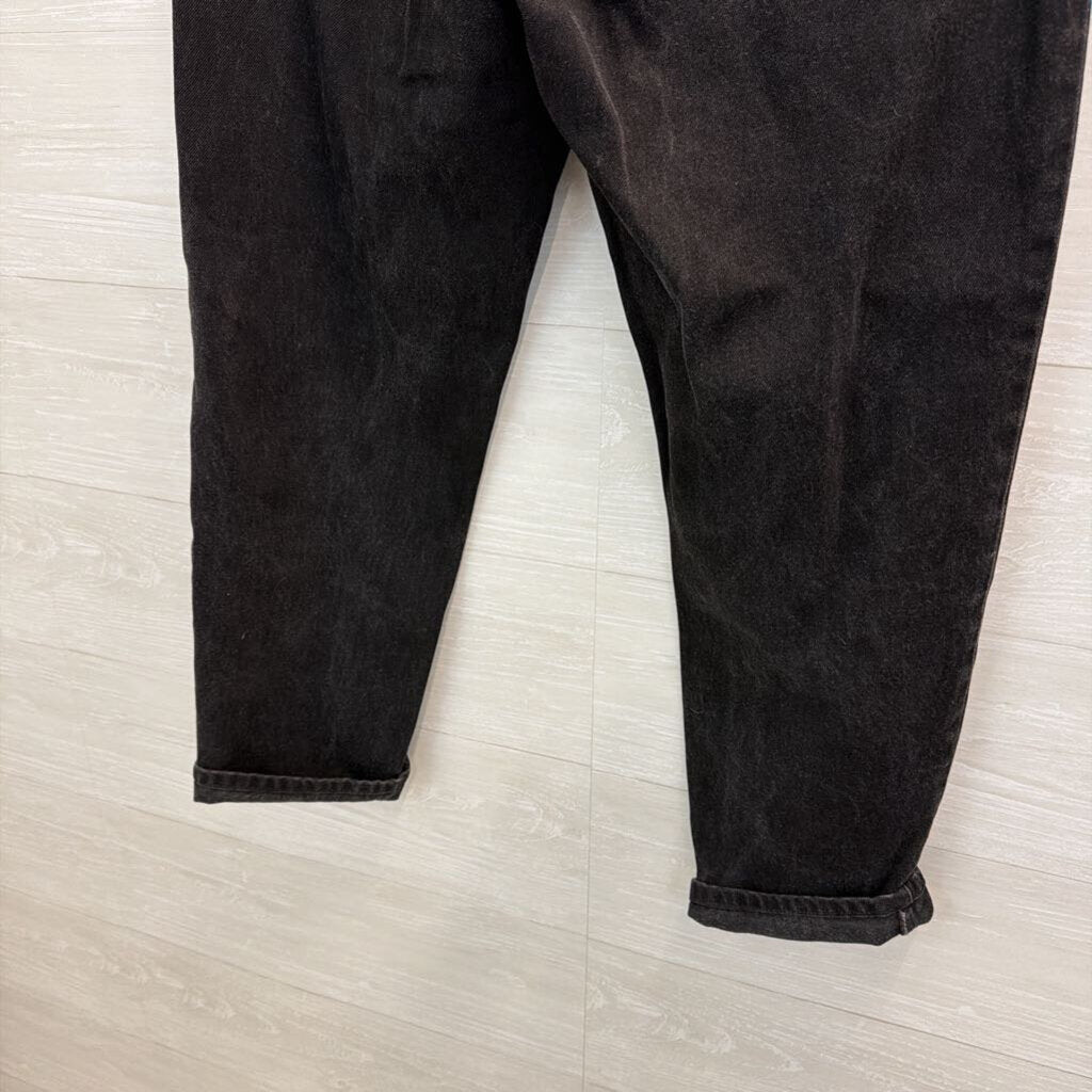 Lands End Black Vintage Mom Jeans 12P