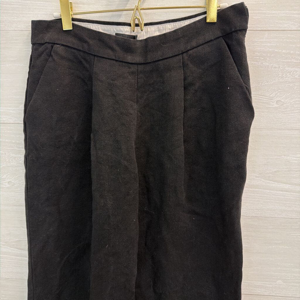 J Crew Black Wide Leg Trouser Pants 4