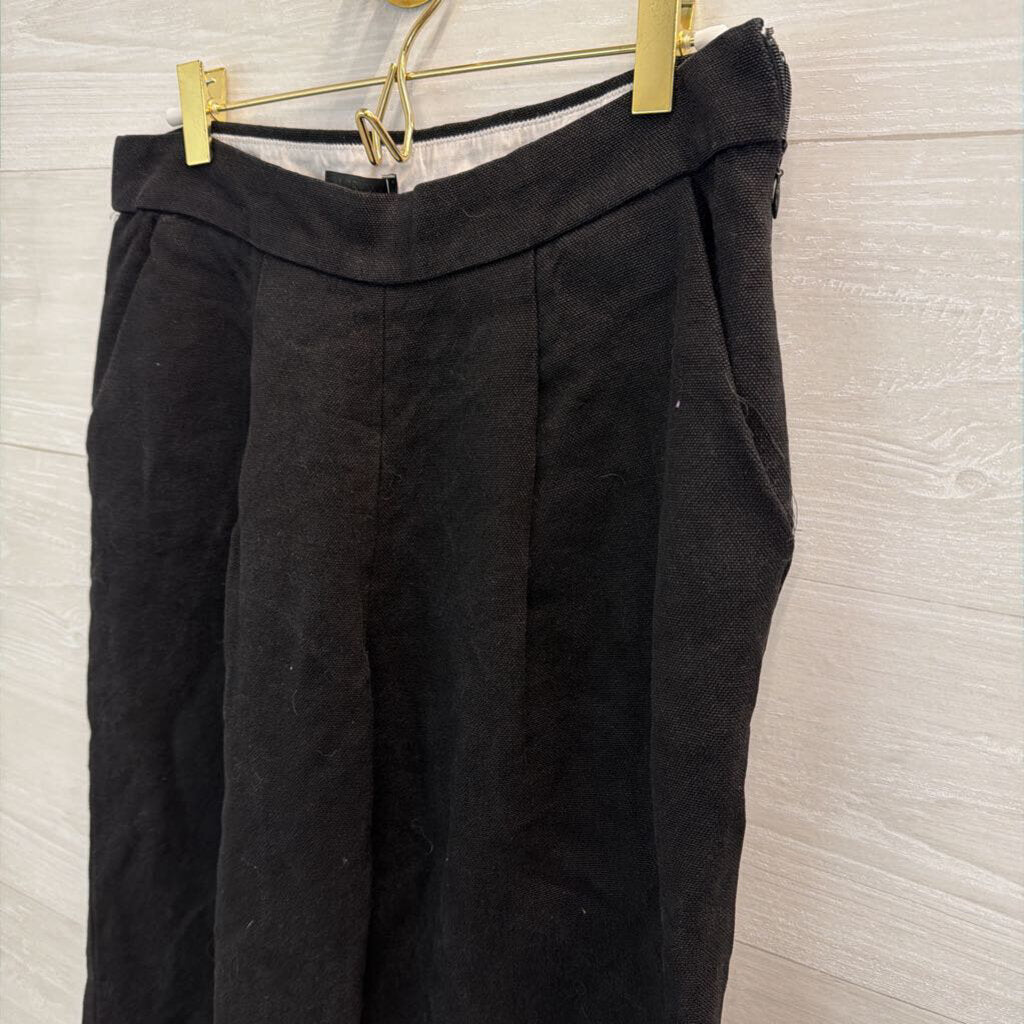 J Crew Black Wide Leg Trouser Pants 4