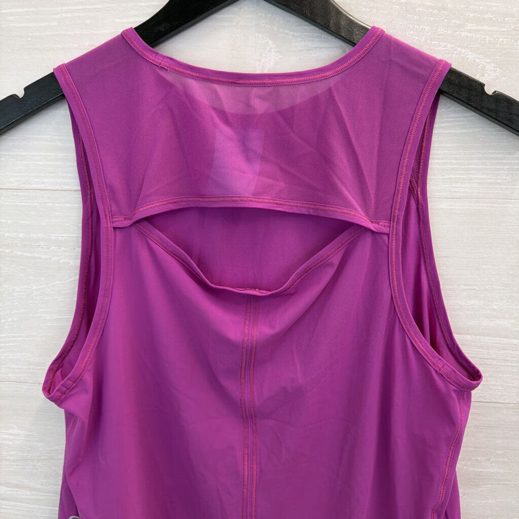 Lululemon Bright Purple Cropped Tank Medium
