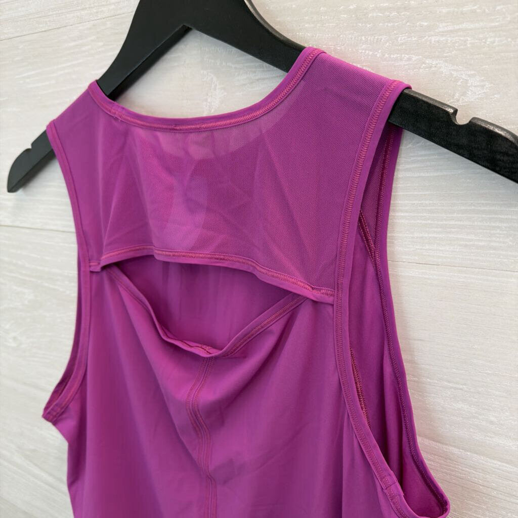 Lululemon Bright Purple Cropped Tank Medium