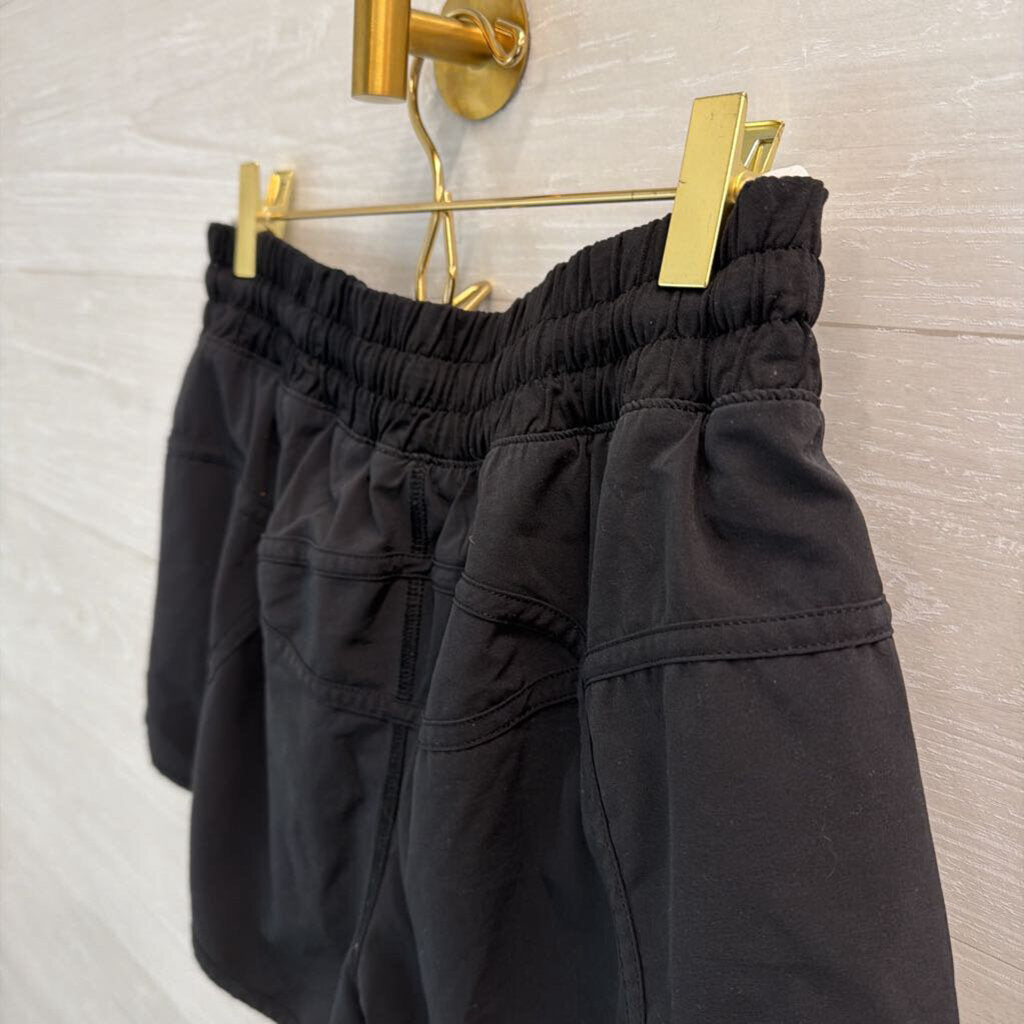 Lululemon Black Hotty Hot Shorts 10