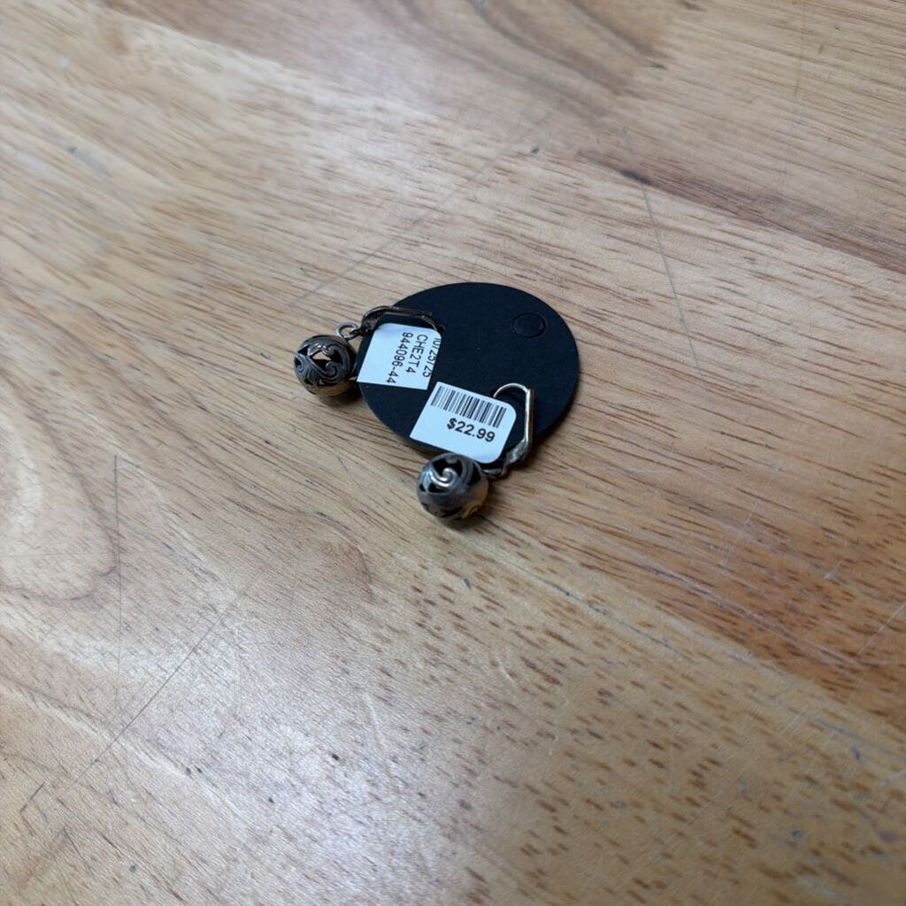 Sterling Silver Ball Drop Earrings