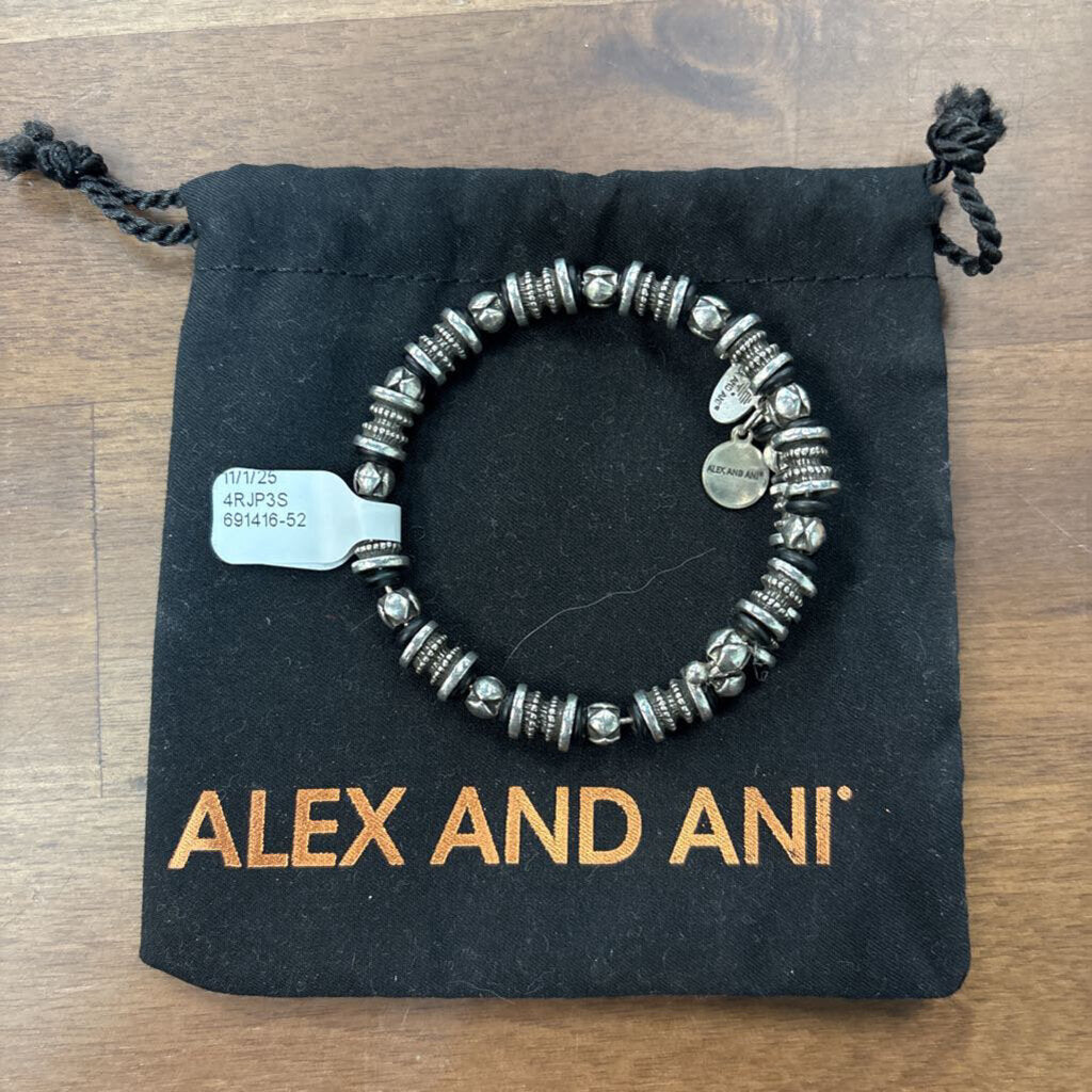 Alex and Ani Silver Expandable Wrap Bracelet