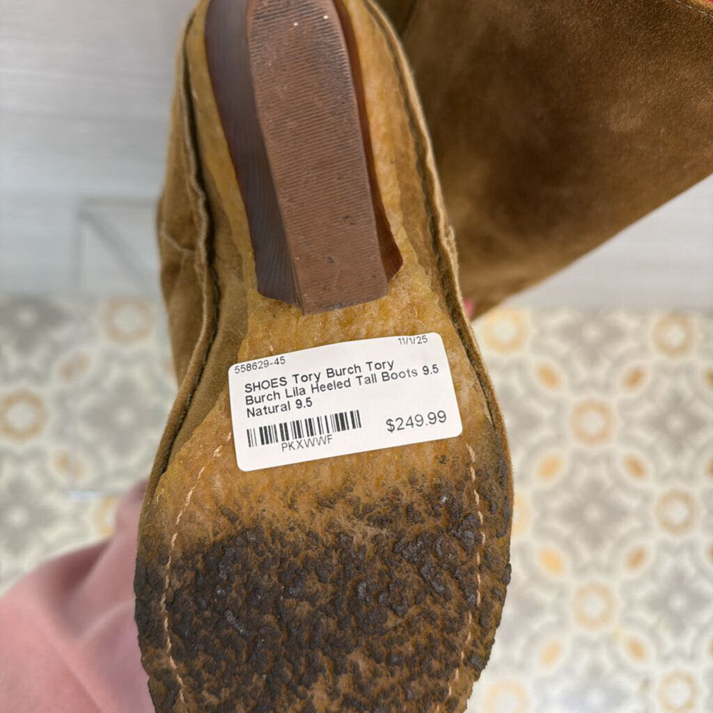 Tory Burch Lila Heeled Tall Boots 9.5