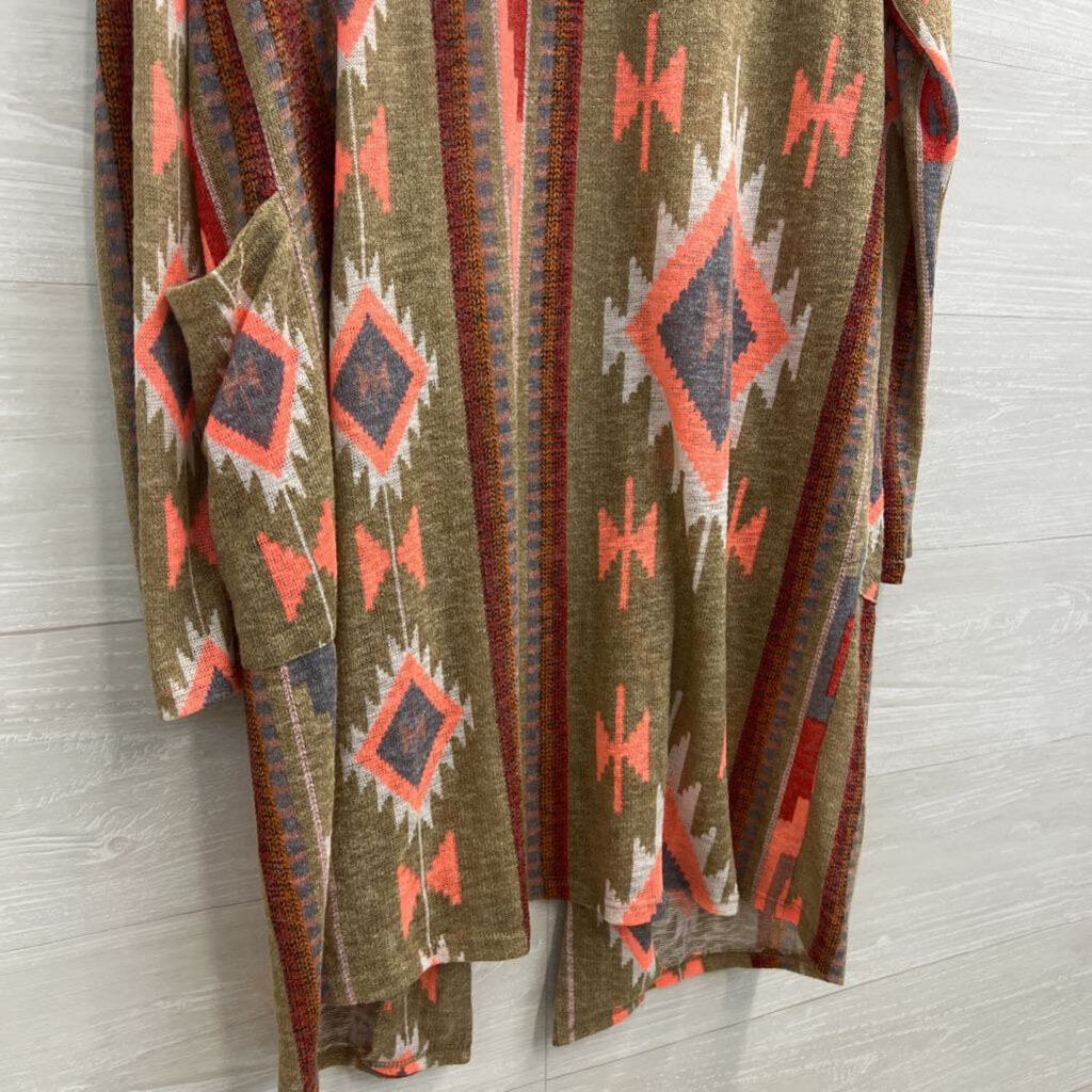 Flamingo Urban by Urban Outfitters Open Front Cardigan Large