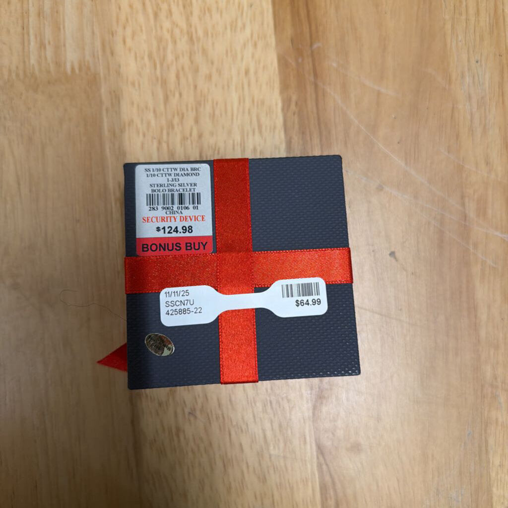 Sterling Silver 1/10 CTTW Diamond Bracelet