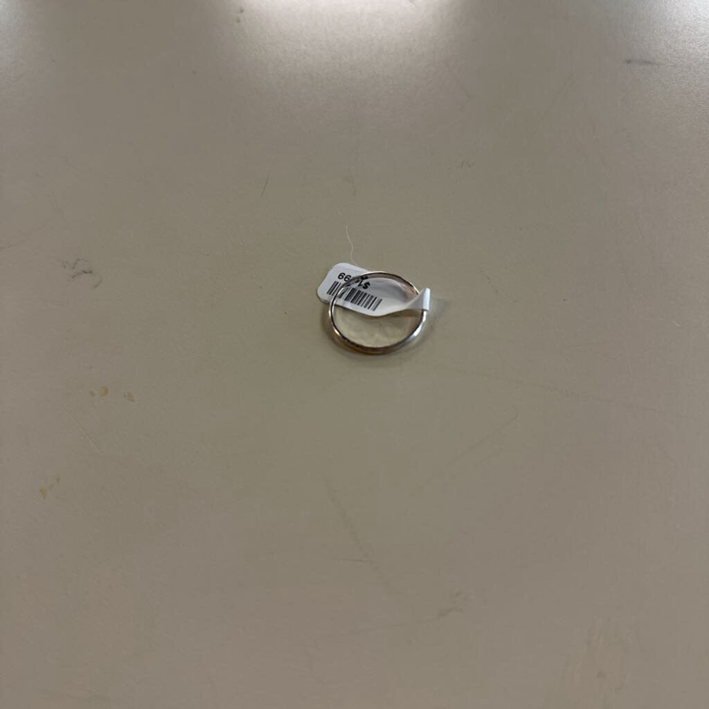 Dainty Sterling Silver Band Ring Size 10