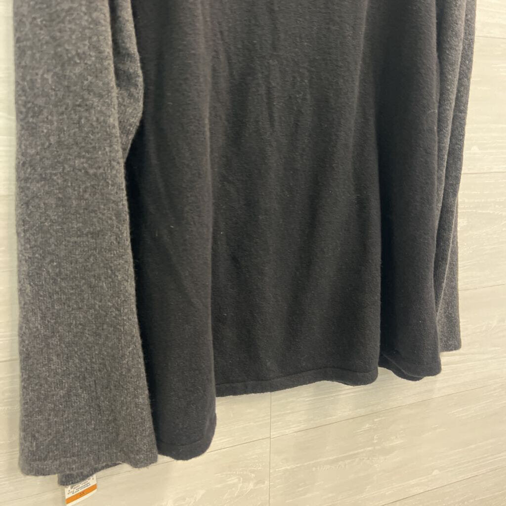 Style and Co Grey V Neck Sweater 3X