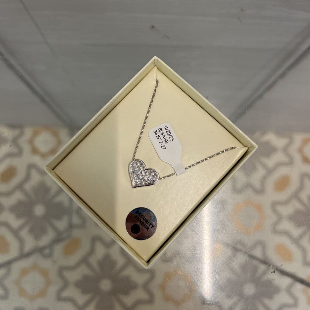 Lord & Taylor CZ Heart Necklace