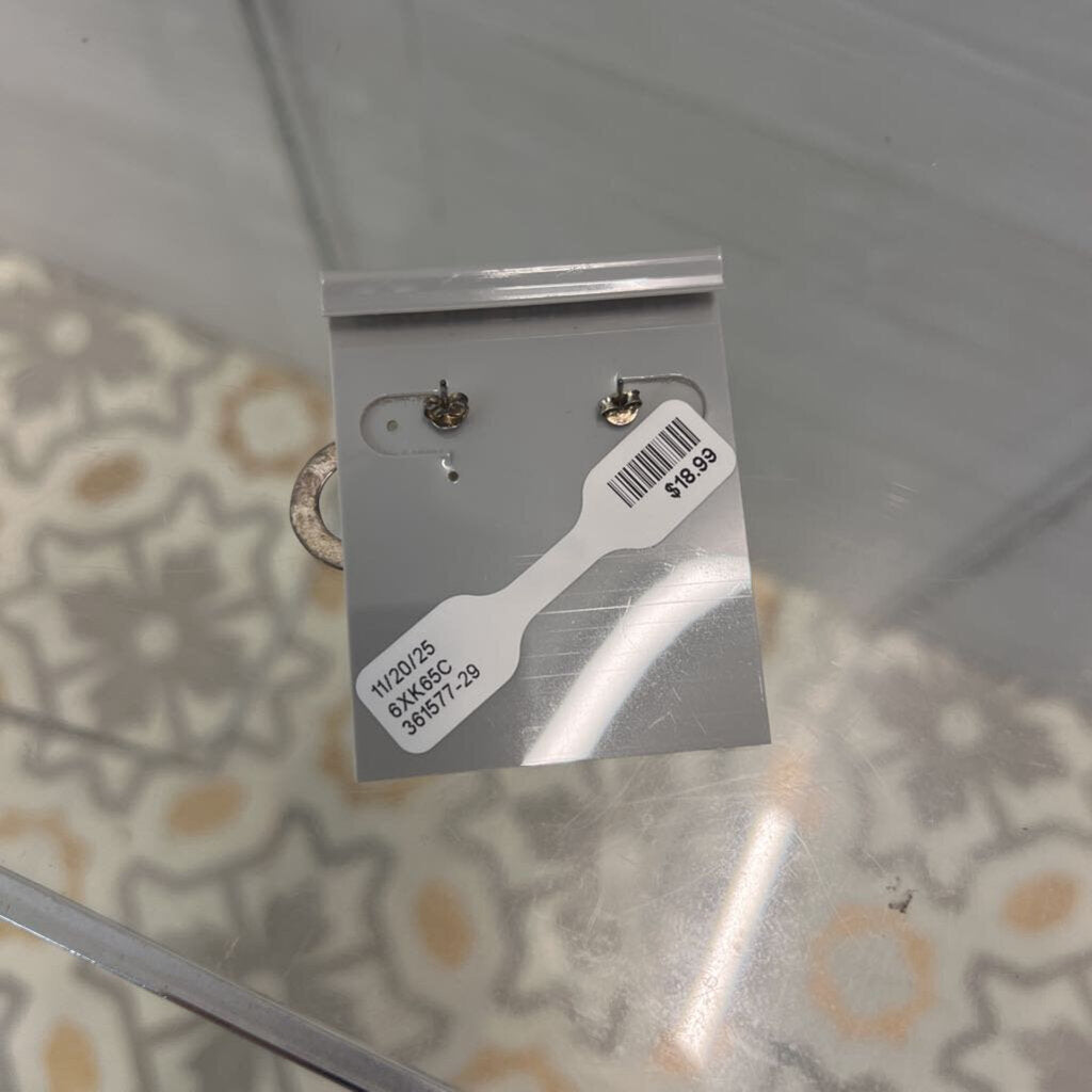 Sterling Silver Triple Hoop Earrings