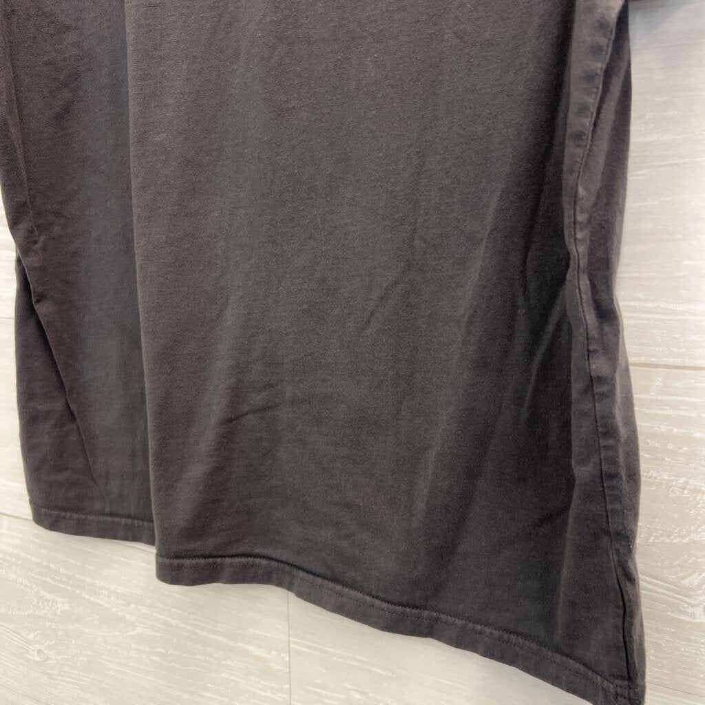 Wild Fox Grey/ Beige Wild and Free Short Sleeve Graphic Tee Large