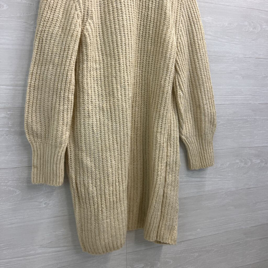 Universal Thread Beige Knit Open Front Cardigan Sweater Extra Small