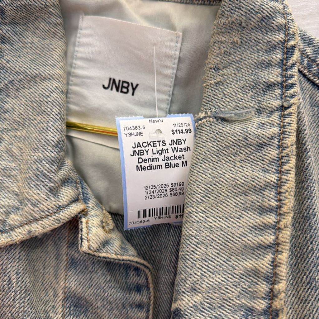 JNBY Light Wash Denim Jacket Medium