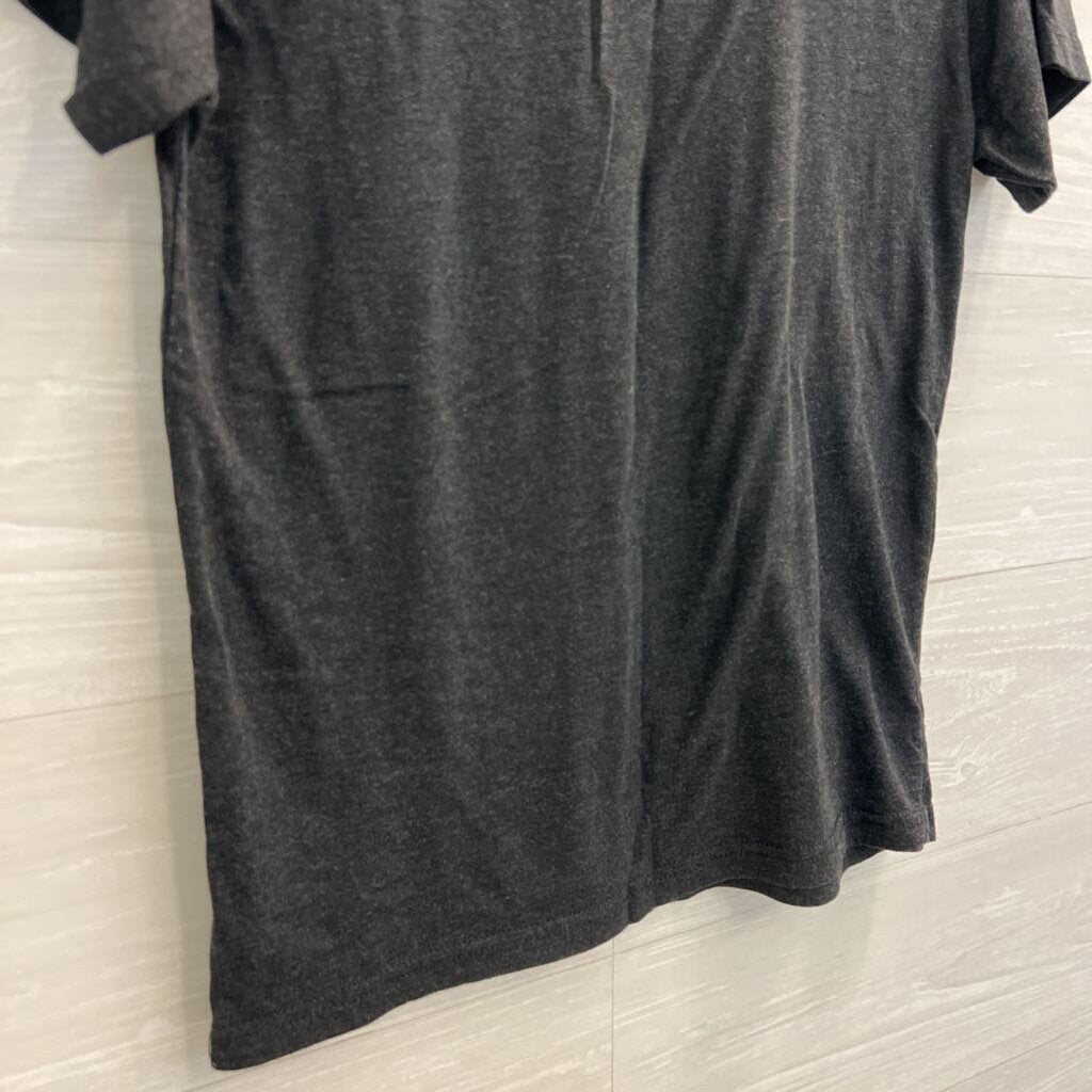 Out of Print Grey Hunter S Thompson Short Sleeve Graphic Tee Small