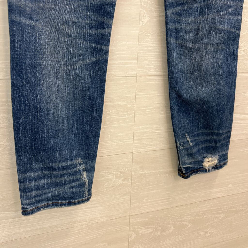 Madewell Medium Wash Slim Straight Jeans 26