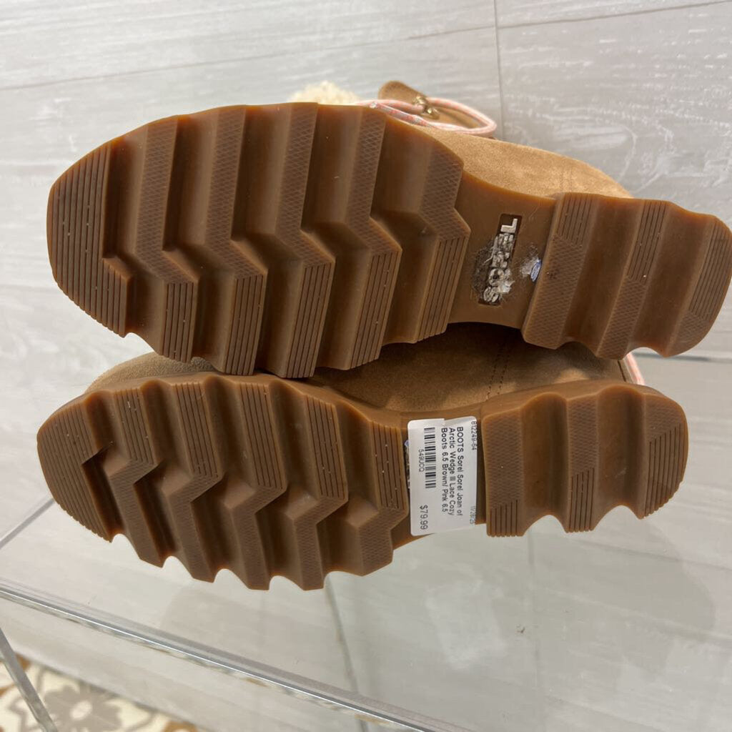 Sorel Joan of Arctic Wedge III Lace Cozy Boots 6.5