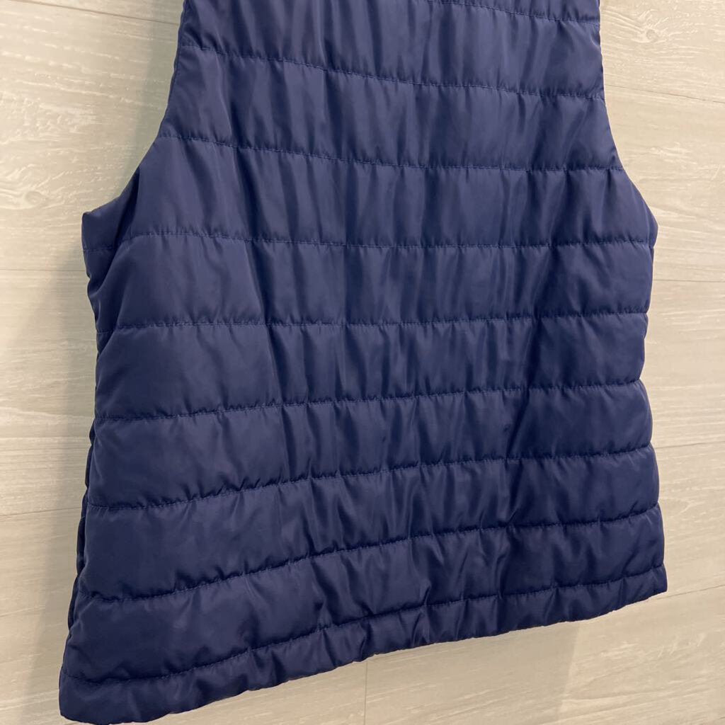 Michael Kors Navy Quilted Puffer Vest Medium