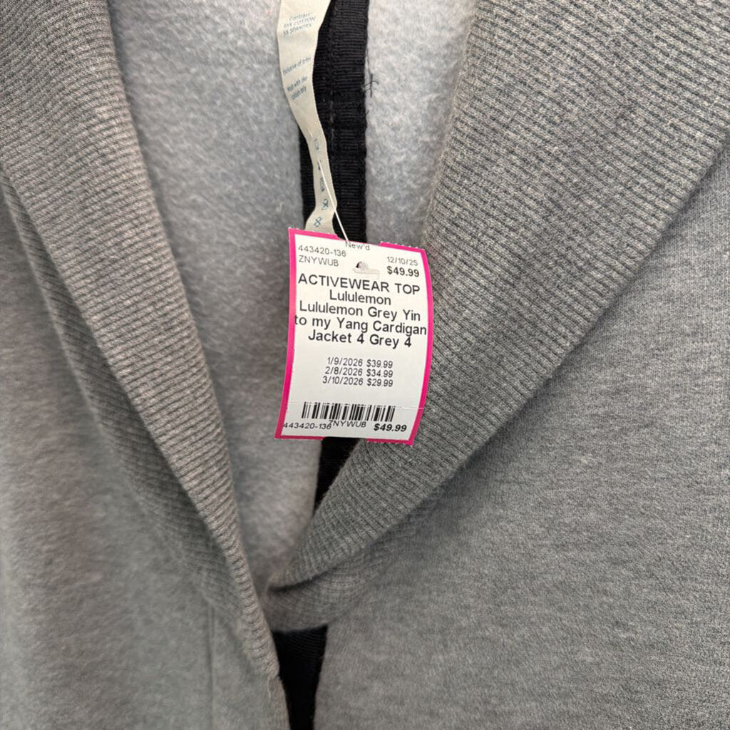 Lululemon Grey Yin to my Yang Cardigan Jacket 4