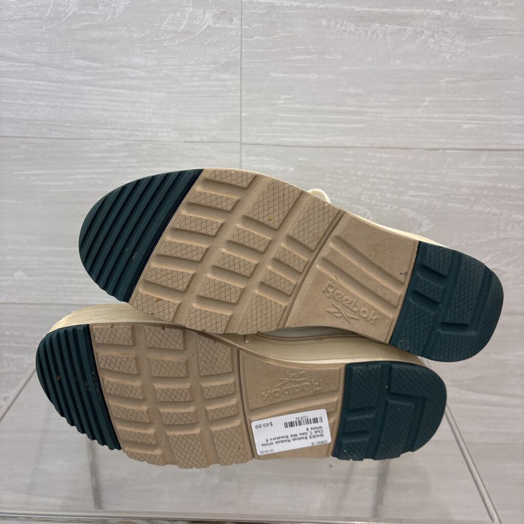 Reebok White Club C Geo Mid Sneakers 8