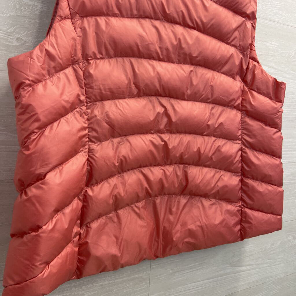 Loft Pink Puffer Zip Up Vest Extra Large