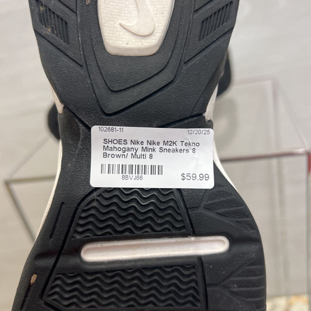 Nike M2K Tekno Mahogany Mink Sneakers 8