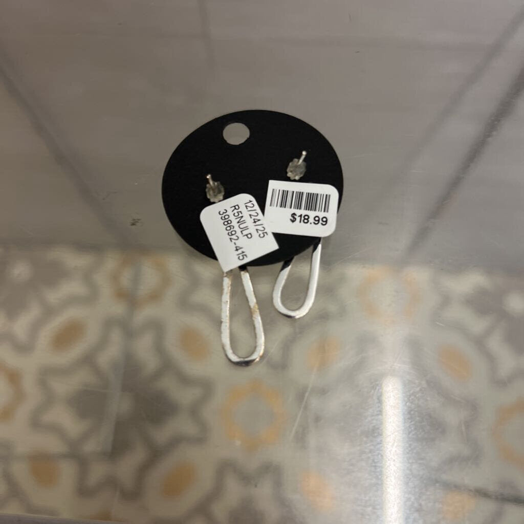 Silver Drop Earrings