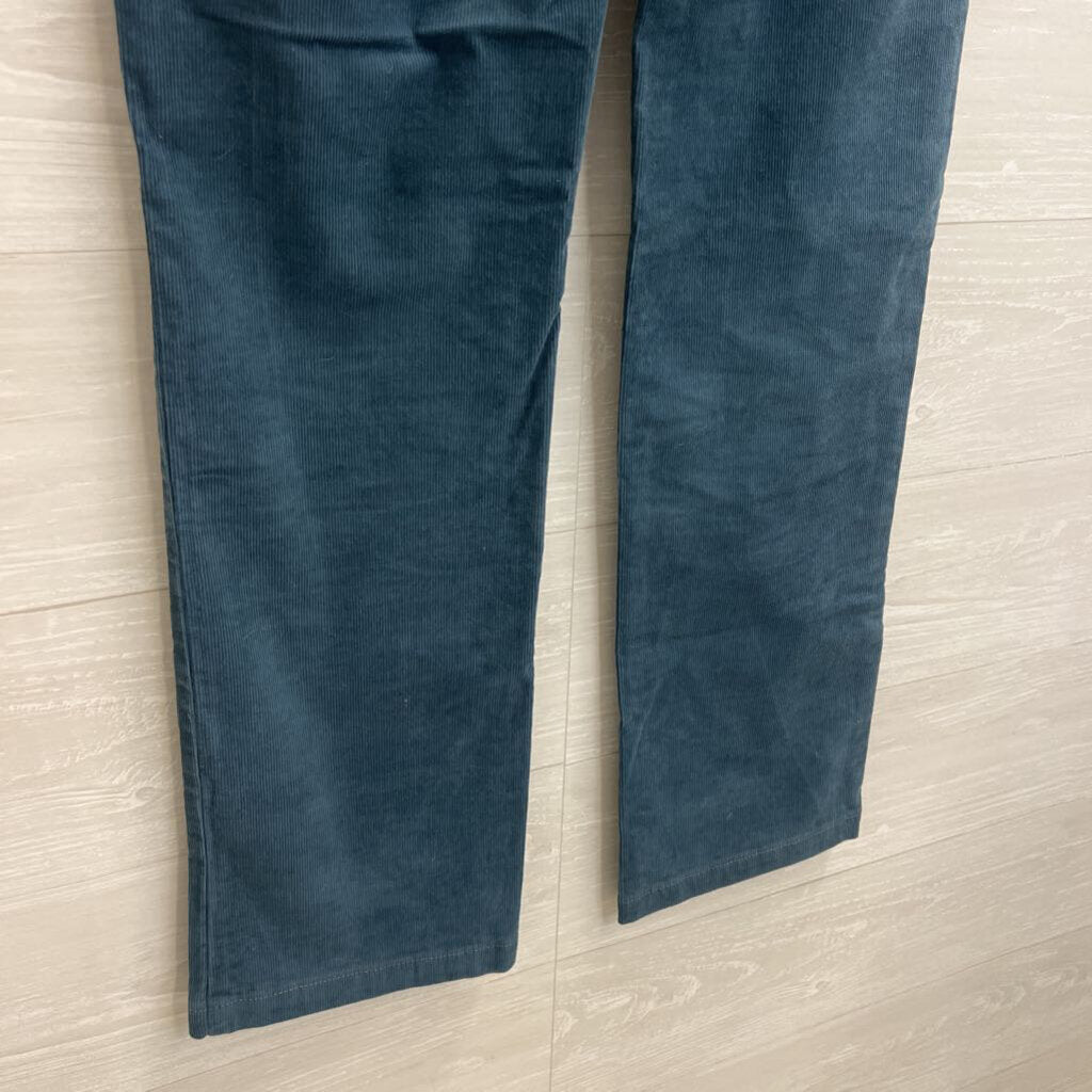 Prana Blue Corduroy Straight Leg Pants 6