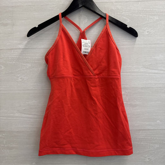 Lululemon Coral V Neck Athletic Tank Top Small