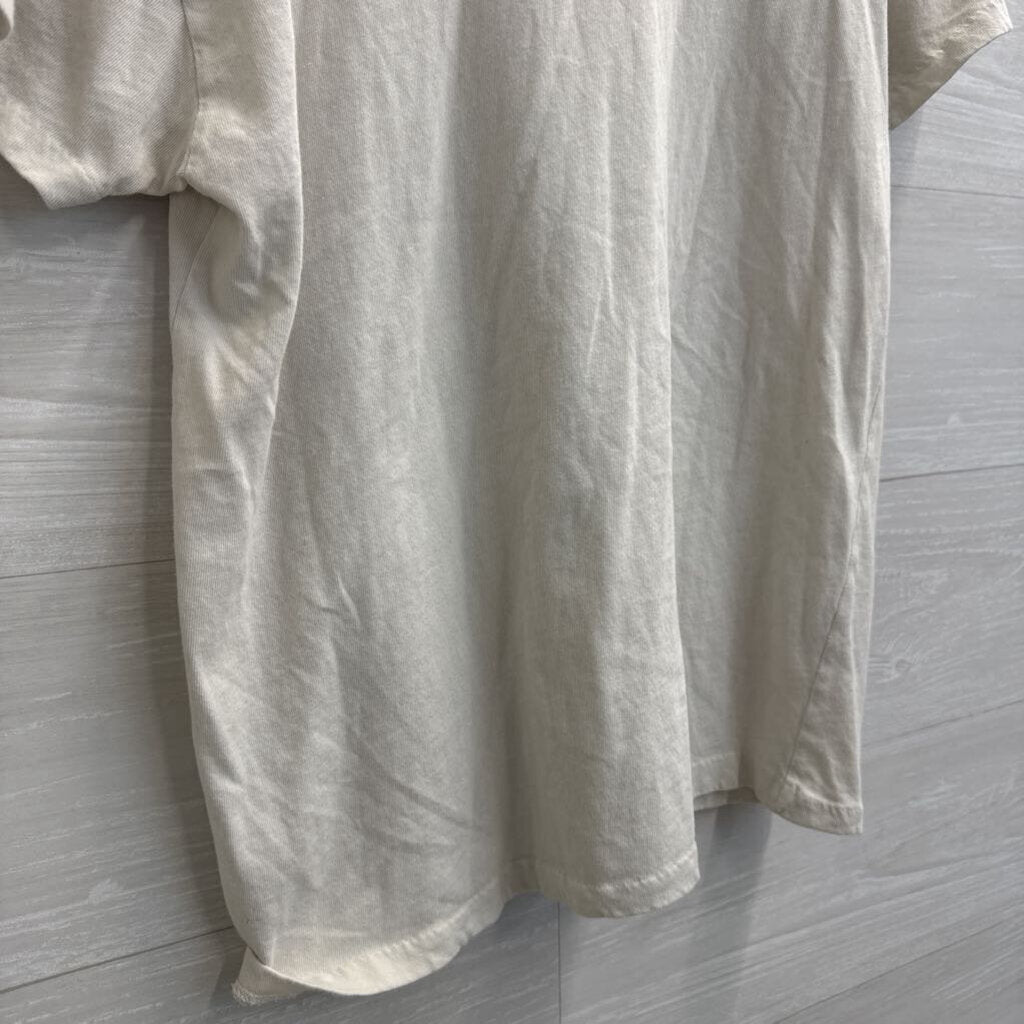 Day Dreamer White/ Yellow Led Zeppelin Short Sleeve Graphic Tee Medium