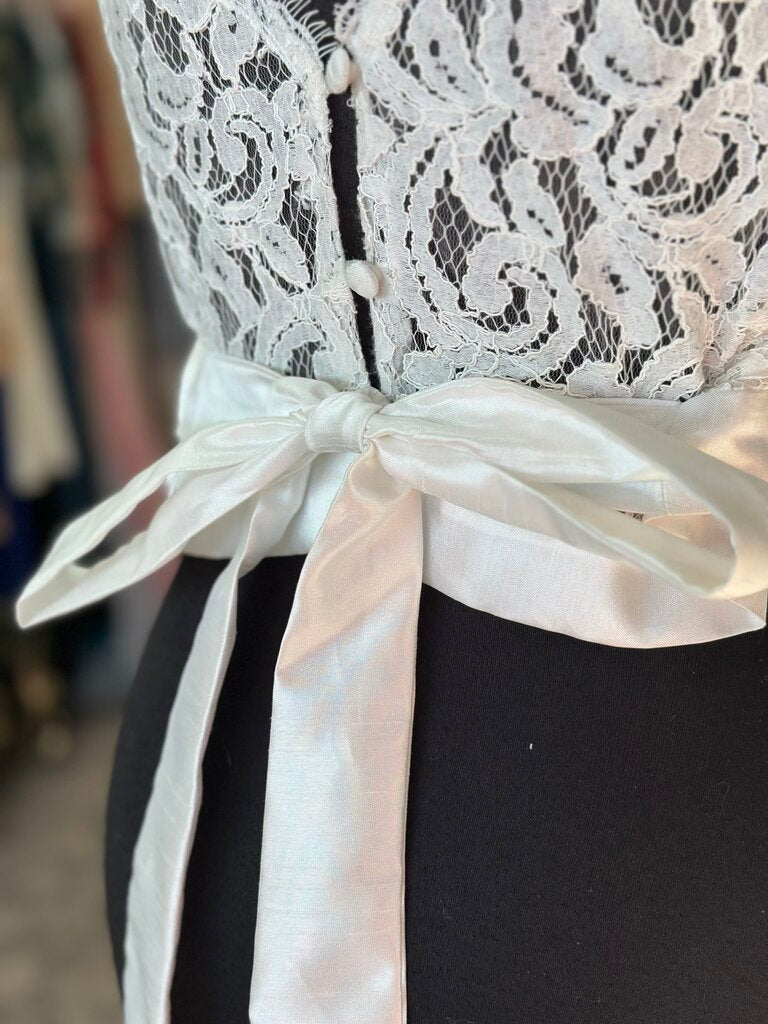 Jasmine Bridal Lace V-Neck Bridal Top Medium