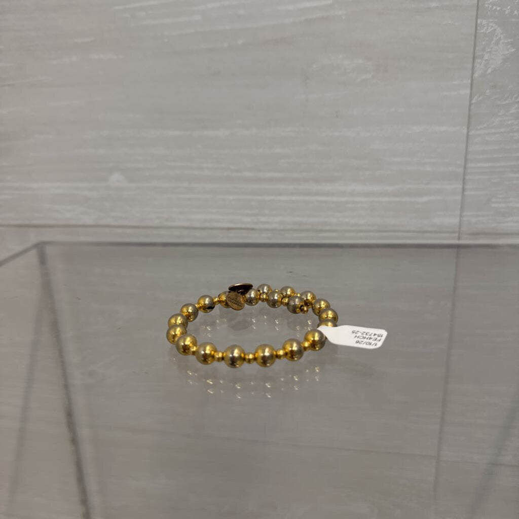 Alex and Ani Gold Beaded Bracelet