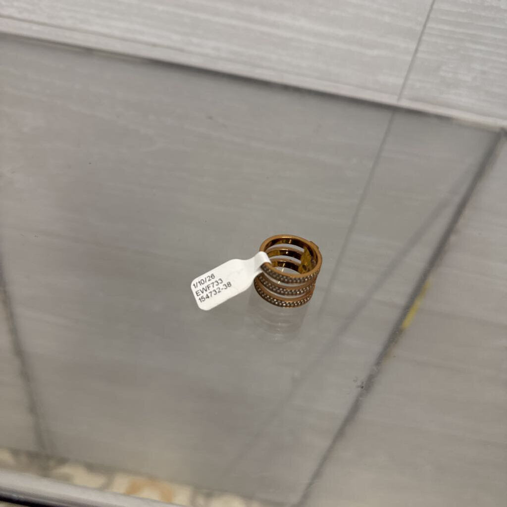 Michael Kors Gold Triple Stack Ring 7