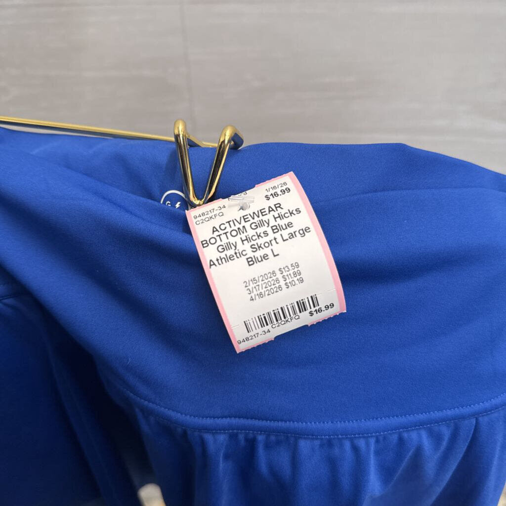 Gilly Hicks Blue Athletic Skort Large