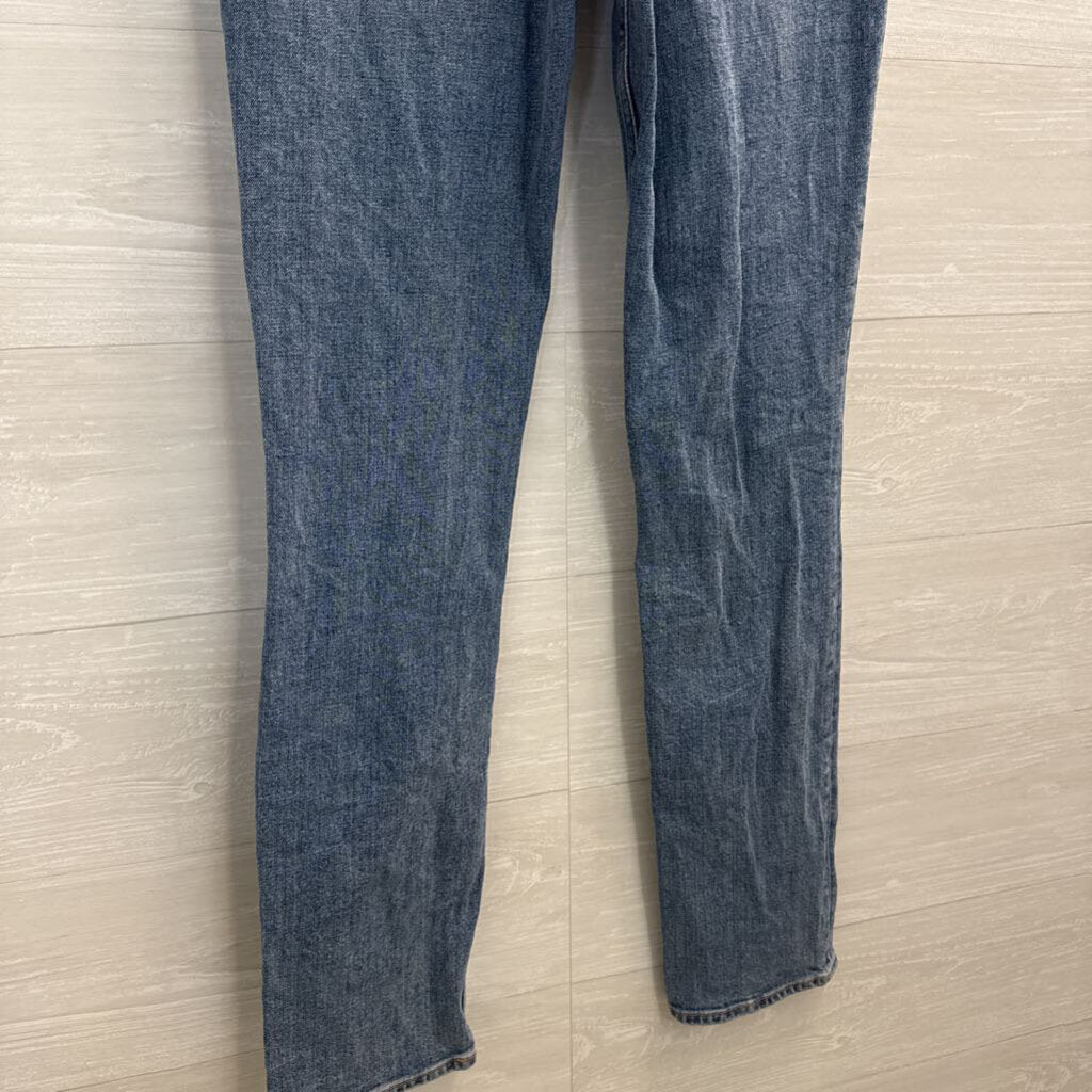 Abercrombie and Fitch Medium Wash The Slim Straight Ultra High Rise Jeans 26 Long