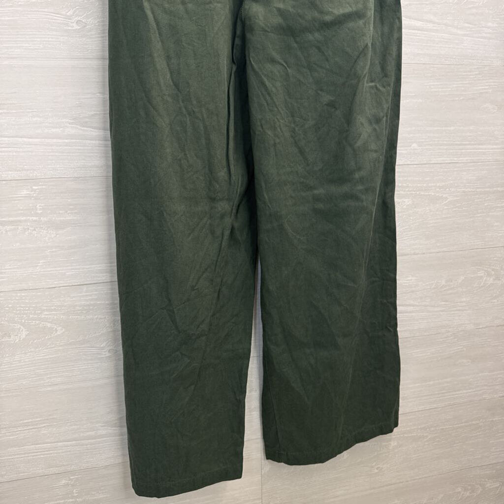 Madewell Harlow Dark Forest Wide Leg Pant 8