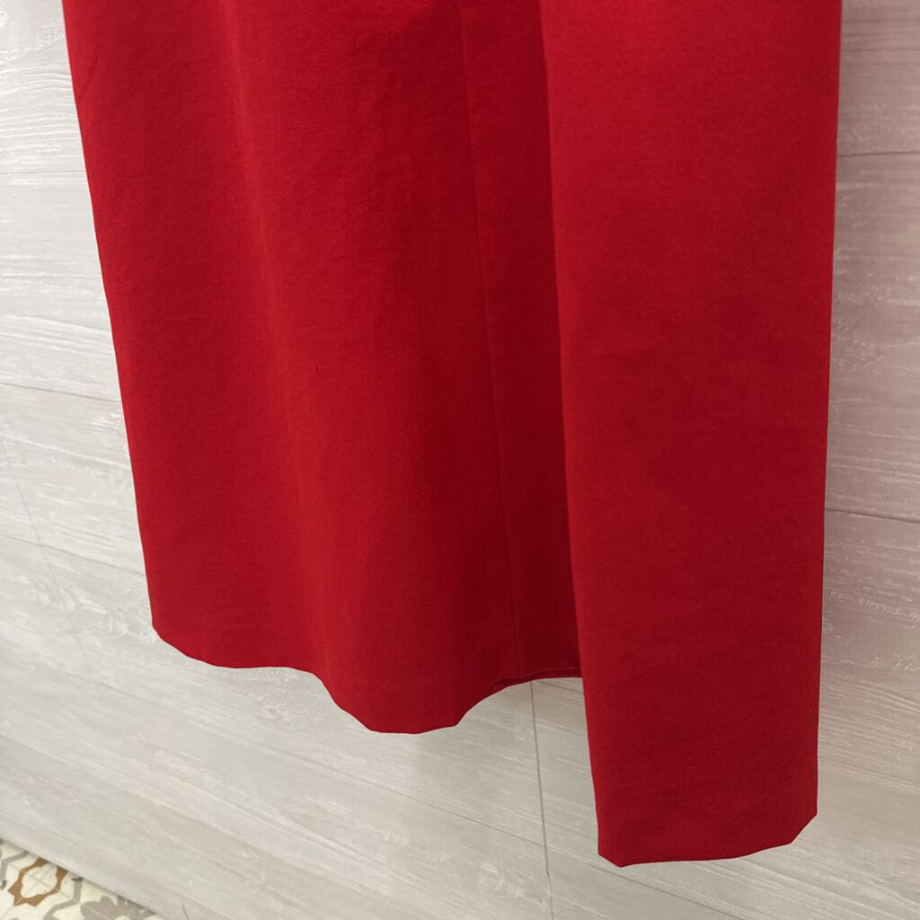 Vintage Paul Alfred Striped Button Down Top Red Skirt Belted Dress Small