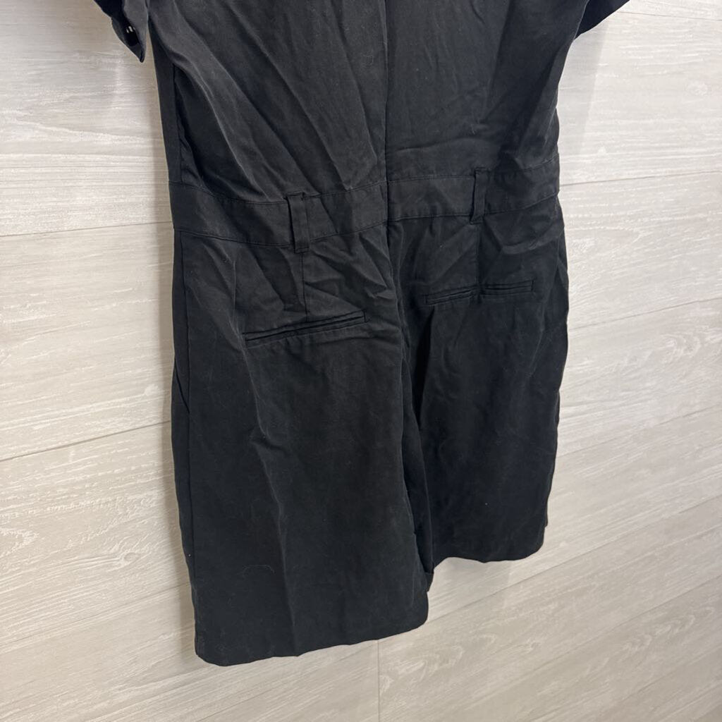 Banana Republic Black Short Sleeve Romper 10
