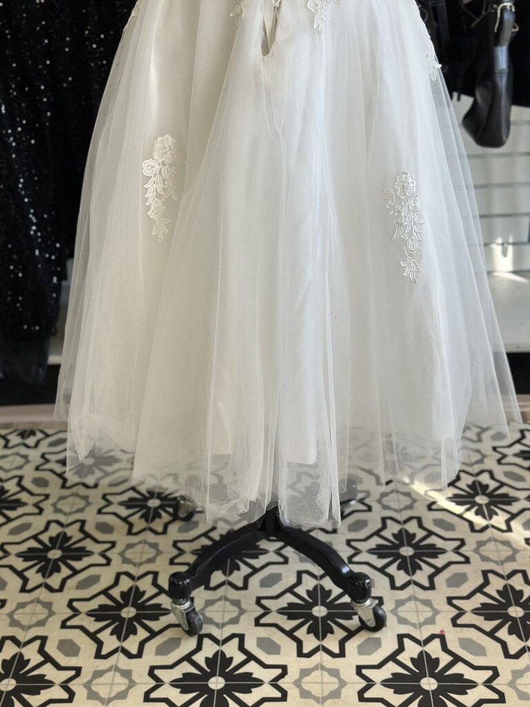 Lace Short Bridal Dress Small